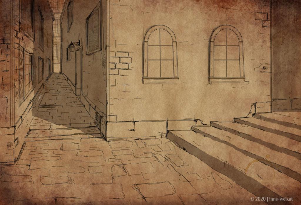 Gasse Concept Art Übung