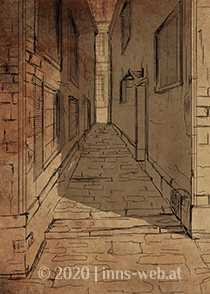 Gasse Concept Art Architecture Übung