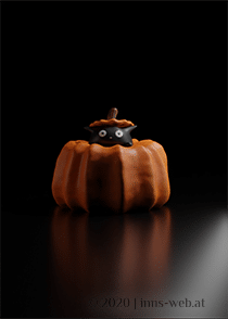 3D Pumpkin Cat